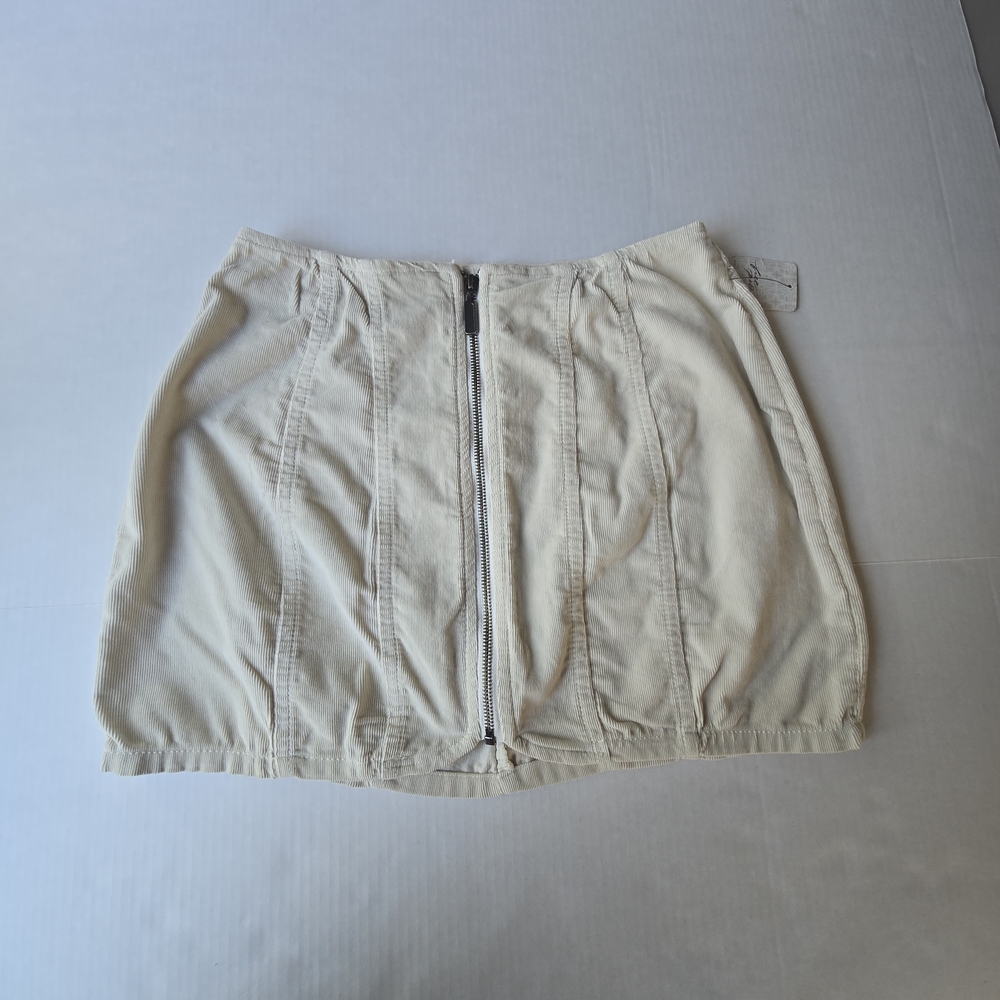 We The Free Cream Mini Skirt